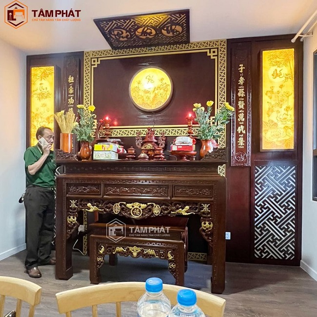 trang trí phòng thờ đẹp