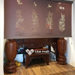 Rem phòng thờ Tùng Cúc Trúc Mai mẫu REM-006