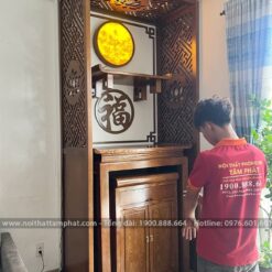 Thiết kế phòng thờ chung cư hiện đại