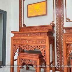 Mẫu bàn thờ Như Ý mang ý nghĩa tốt đẹp.