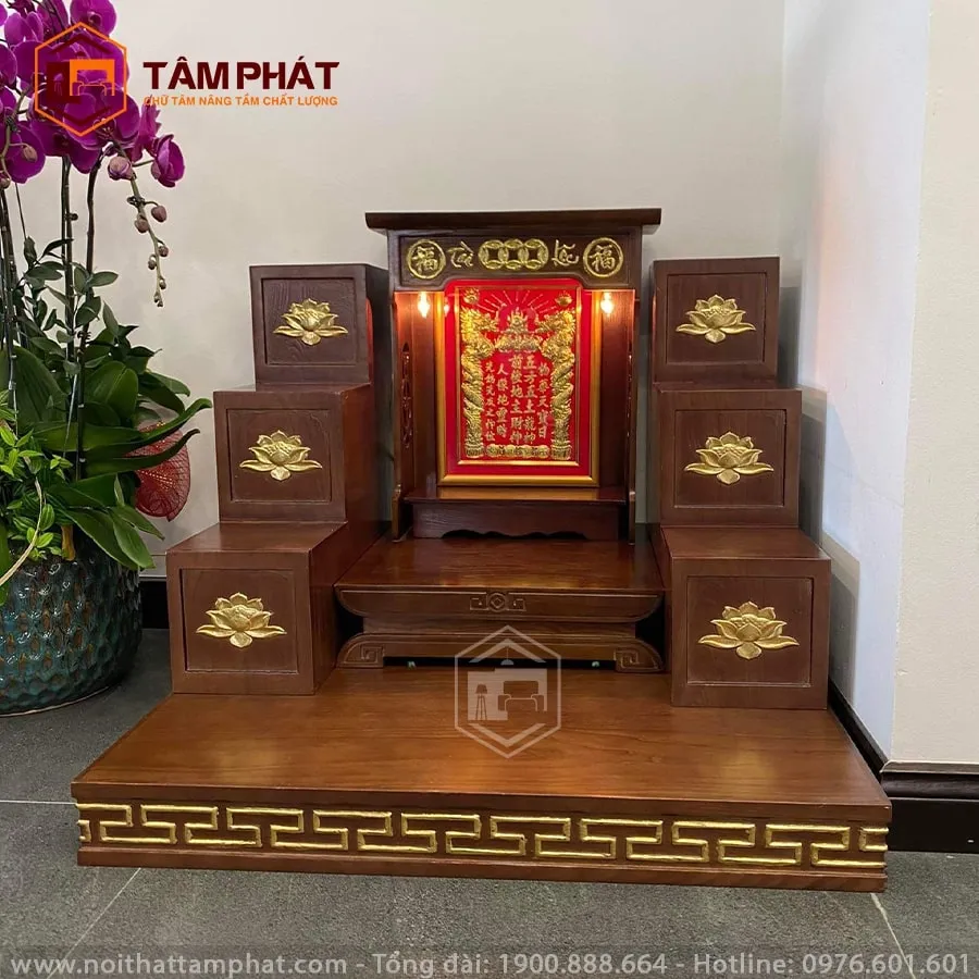 Bàn thờ Thần Tài BTT-30035 sang trọng.