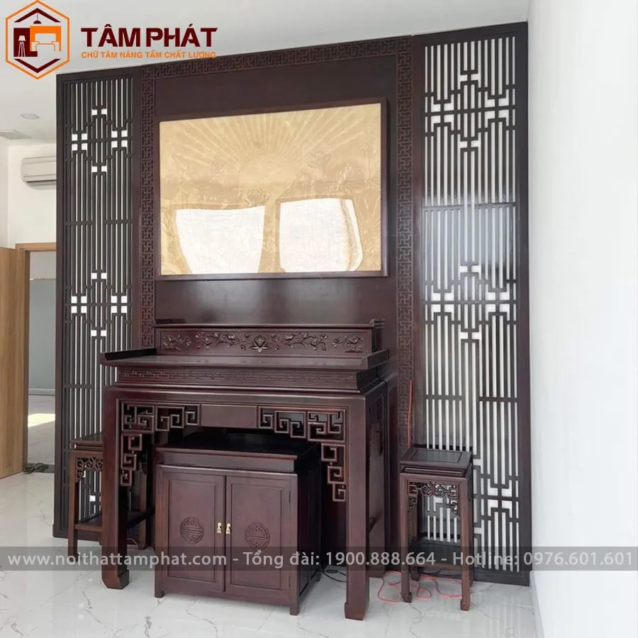 Mẫu phòng thờ đẹp BT-1071.