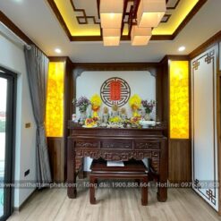 Không gian phòng thờ BT-1065 sang trọng, chất lượng cao.