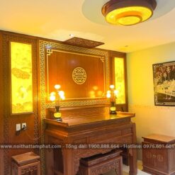 Bàn thờ Ngũ Phúc, gỗ hương BT-1064.