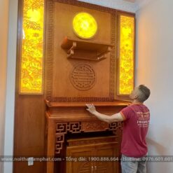 Không gian thờ BT-1080 đẳng cấp, chuẩn phong thủy.