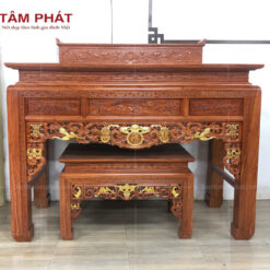 Bàn thờ 2 tầng gỗ Hương BT-1102