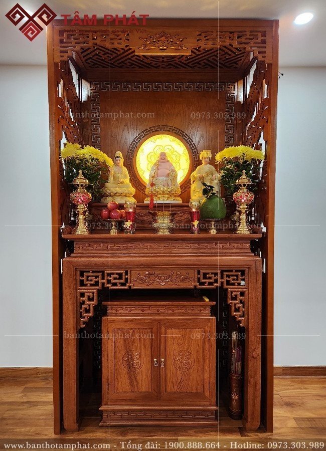 Cách bố trí bàn thờ Phật trong nhà