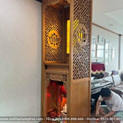 Phòng thờ chung cư nhỏ gọn đang là xu hướng thờ tự hiện đại hiện nay.