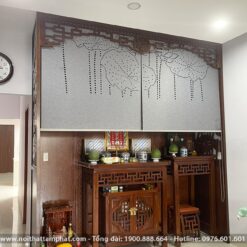 Phòng thờ lớn kết hợp đẹp mẫu BT-1147