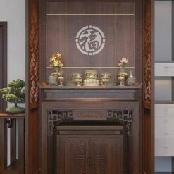 Phòng thờ đơn giản mẫu BT-1145
