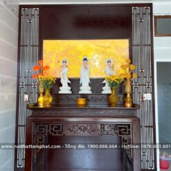 Phòng thờ Phật sang trọng mẫu BT-1110