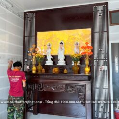 Phòng thờ Phật sang trọng mẫu BT-1110