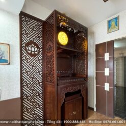 Thiết kế bám sát kích thước không gian thờ mỗi gia đình.