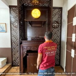 Phòng thờ BT-1135 bố trí theo lối 