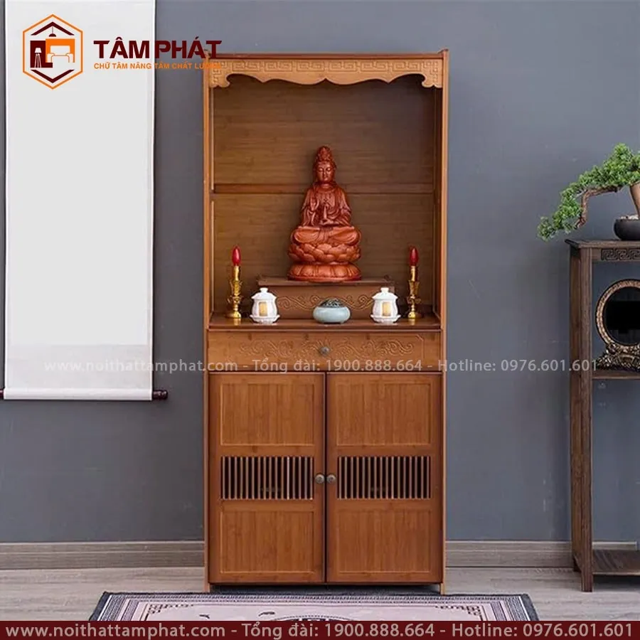 Tủ thờ Phật thiết kế sang trọng mẫu BT-1167