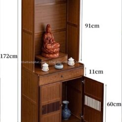 Tâm Phát nhận đặt đóng các mẫu tủ thờ Phật sang trọng theo yêu cầu.