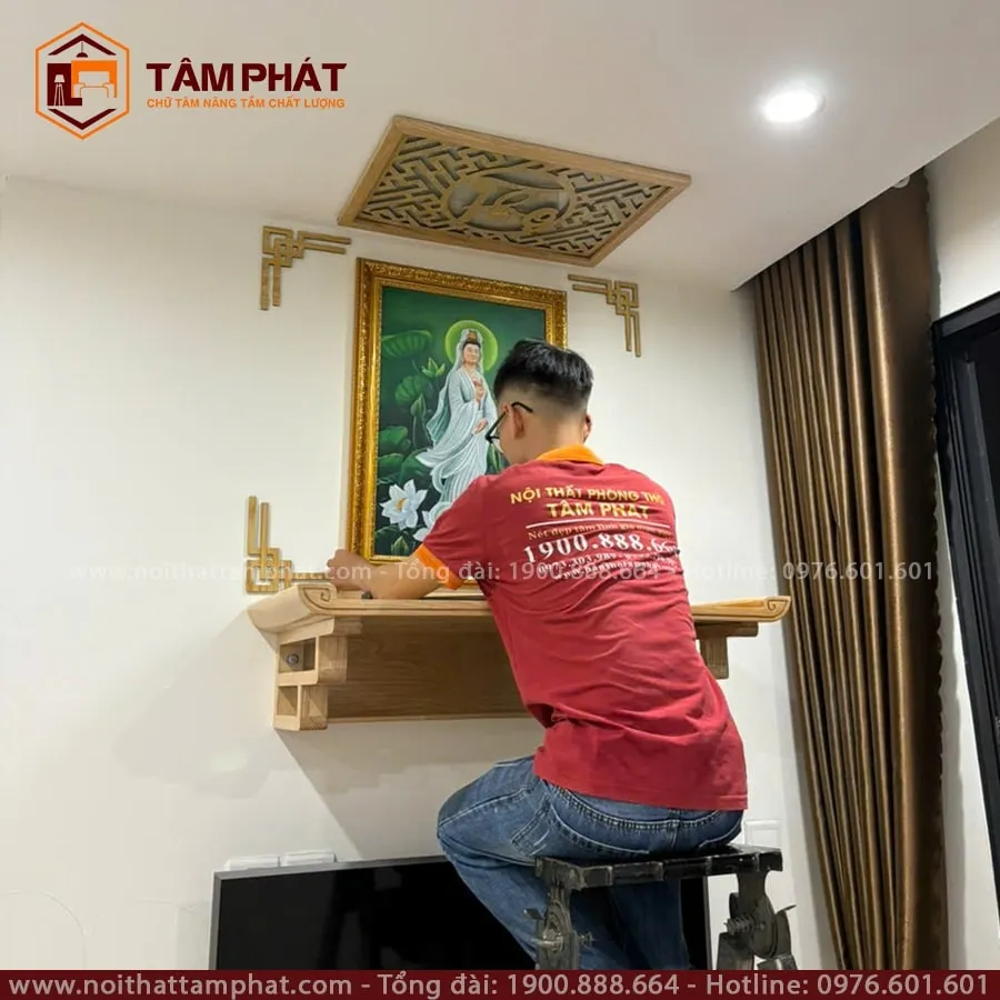 Tâm Phát miễn phí lắp đặt chuẩn phong thủy cho gia chủ.