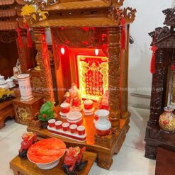 Thiết kế mái chùa truyền thống sang trọng, cao quý.