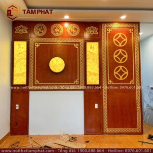 Đảm bảo tính thẩm mỹ và yếu tố phong thủy tốt nhất cho không gian thờ tự.