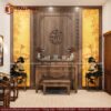 Phương án phối cảnh 3D hoàn hảo, giữ được nét đẹp linh thiêng cho không gian thờ tự.