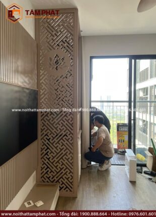 Vách ngăn cắt CNC thông thoáng, không bí bách.