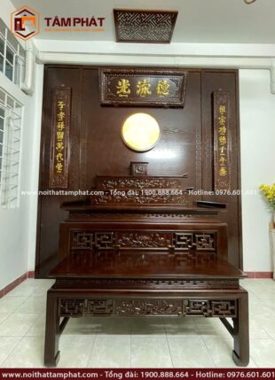 Giá trị tâm linh được gìn giữ trọn vẹn nhất ở không gian thờ tại gia.