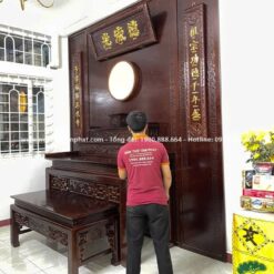 Tâm Phát nhận đặt đóng và thi công phòng thờ theo yêu cầu.