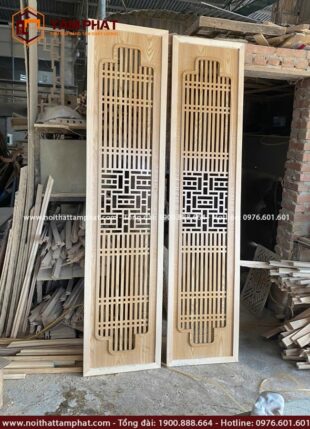 Mẫu ốp vách phòng thờ BT-1226 được yêu thích.