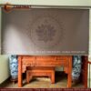 Phòng thờ kèm rèm che đẹp mẫu BT-1232