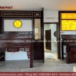 Phòng thờ Phật và Gia Tiên Cửu Huyền đẳng cấp mẫu BT-1231