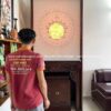 Phòng thờ vách ngăn đơn giản mẫu BT-1234