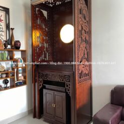 Tâm Phát nhận đặt đóng, sản xuất bàn thờ, vách ngăn, rèm che theo yêu cầu.