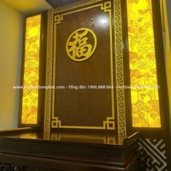 Cặp tranh trúc chỉ là sự lựa chọn hoàn hảo để tăng tính thẩm mỹ, thay thế đèn thờ thông thường.