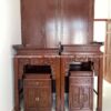 Bộ đôi bàn thờ kèm ốp hậu đơn giản mẫu BT-1245