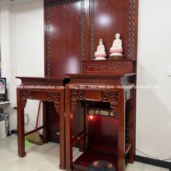 Song vẫn đảm bảo chất lượng, thẩm mỹ và phong thủy tốt cho toàn bộ không gian thờ tự.