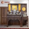 Phòng thờ đôi đẹp cho nhà phố hiện đại mẫu BT-1241