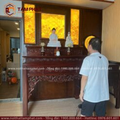 Tâm Phát đề cao sự bền vững và tính ứng dụng lâu dài cho từng công trình phòng thờ.