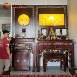Phòng thờ Phật và Ông bà đẹp mẫu BT-1242