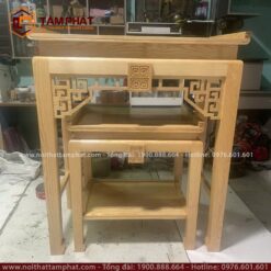 Bàn thờ đứng gỗ sồi sang trọng mẫu BT-1251