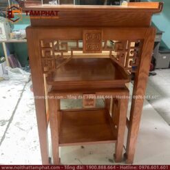 Bàn thờ đa dạng kích thước và màu sắc chuẩn phong thủy, hợp nội thất sẵn có.