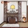 Phòng thờ nhà phố đơn giản mẫu BT-1248